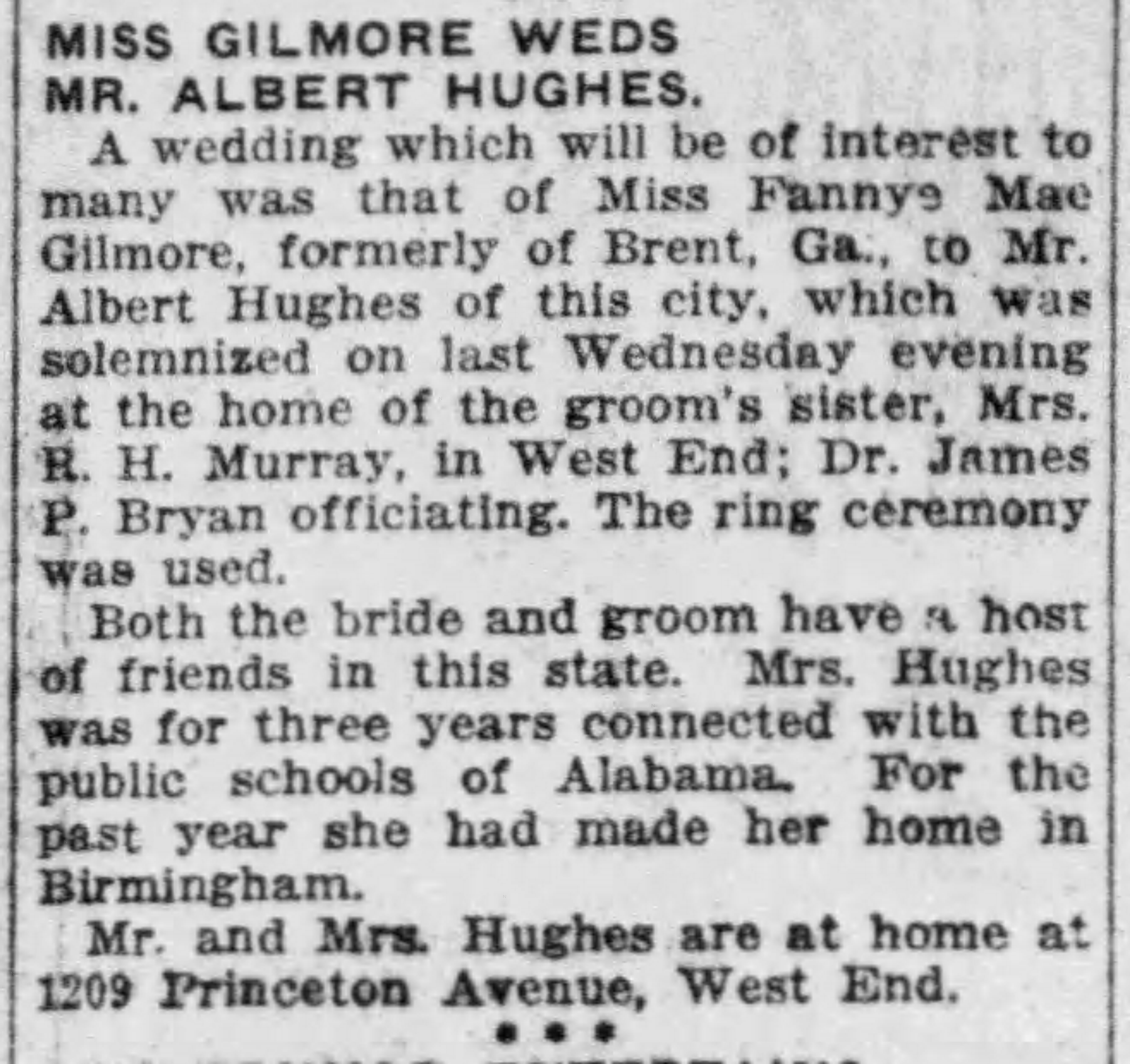 Alyce W. Jackson-E.J. Cooke